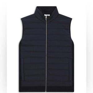 REISS Men's William Quilted Vest XL